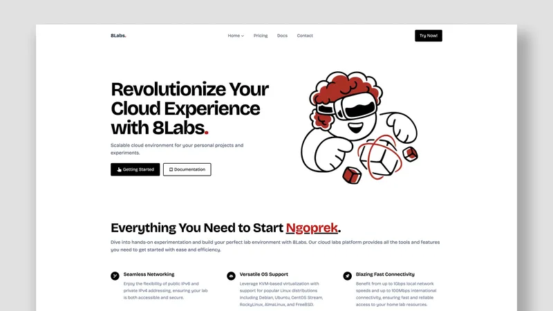 8labs homepage