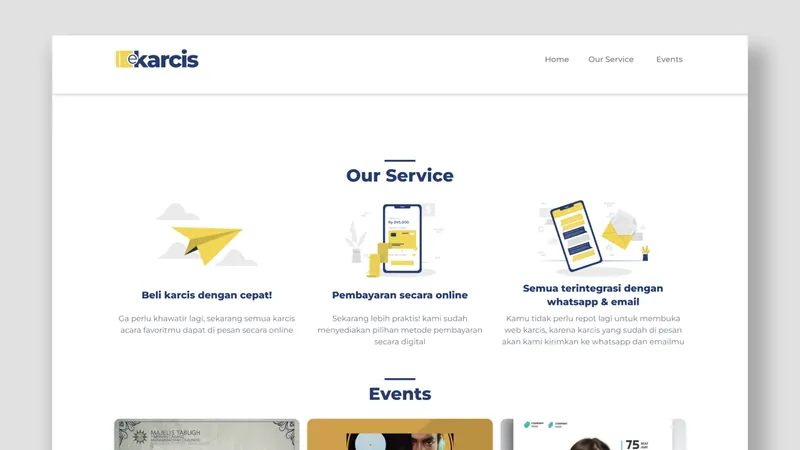 eKarcis homepage